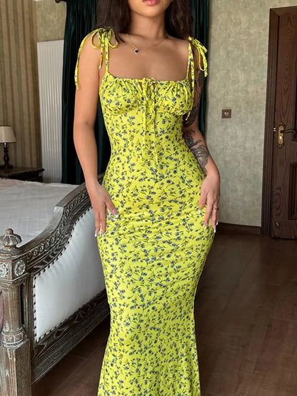 Floral Printed Maxi Dress